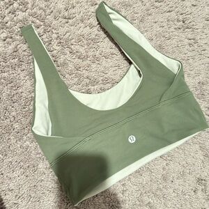lululemon athletica Sage Green Sports Bra - Never worn